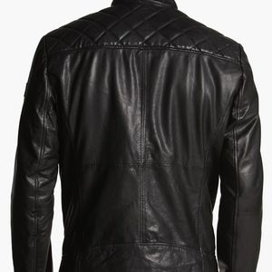 Vintage Hugo Boss Orange Jokar Leather Jacket